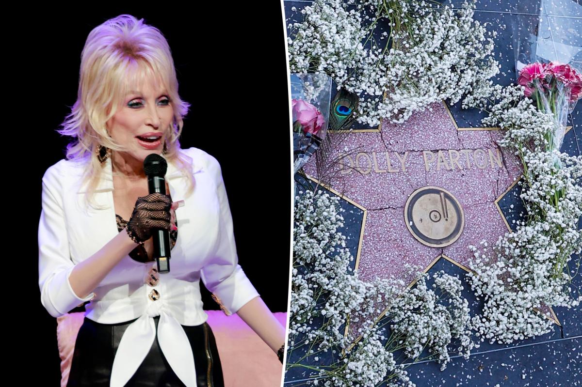 Dolly Parton's Hollywood Walk of Fame star vandalized