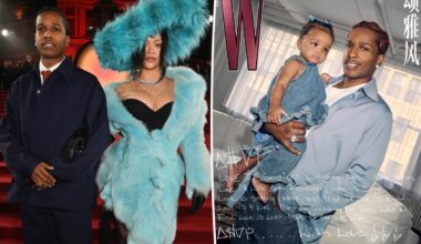 Rihanna's daughter Rocki covers W China with A$AP Rocky