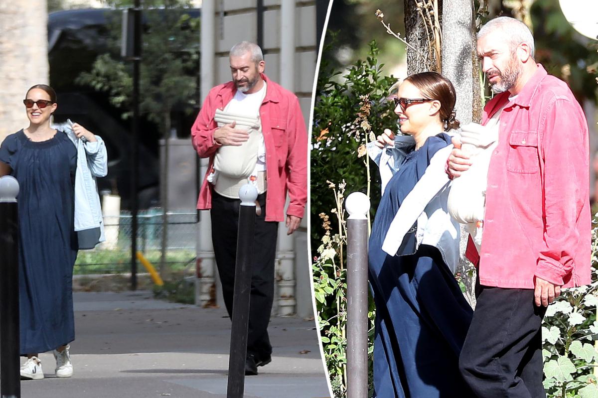 Natalie Portman welcomes baby No. 3, her first with partner Tanguy Destable