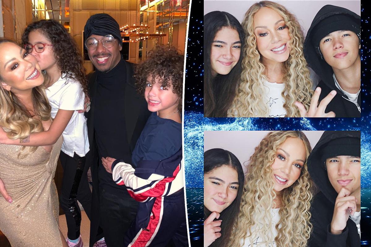Mariah Carey's twins Moroccan and Monroe look all grown up in rare photos