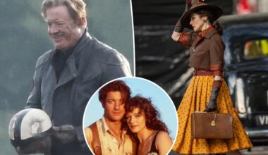 Brendan Fraser and Rachel Weisz seen for the first time on ‘The Mummy 4’ set