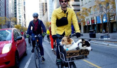 Ontario bike lane removal protest
