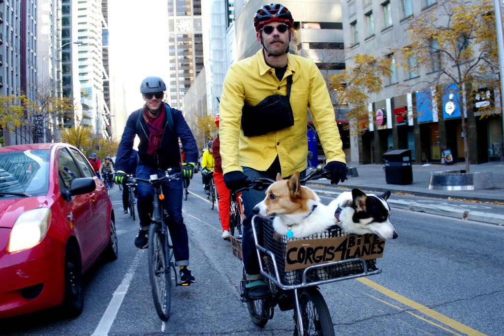 Ontario bike lane removal protest