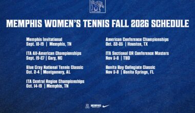 Women's Tennis Posts 2026 Fall Schedule