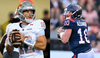 Nathan Rourke and Davis Alexander meet for the first time in a battle of the best CFL QBs.