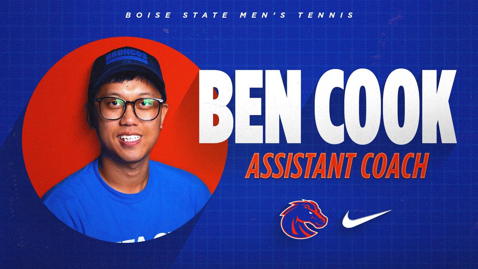 Ben Cook Announced as Men's Tennis Assistant Coach