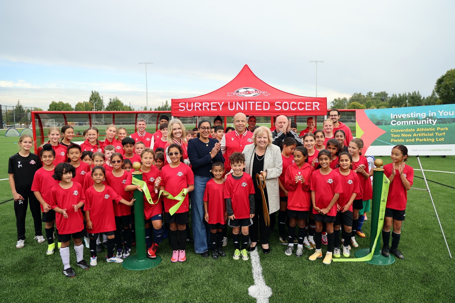 Two new turf fields completed at Surrey's Cloverdale Athletic Park