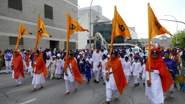 Winnipeg police investigating report of hateful, threatening graffiti targeting Nagar Kirtan