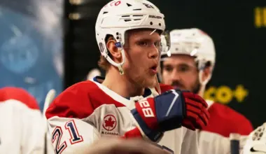 Montreal Canadiens defenseman Kaiden Guhle (21) looks on before game five of the Eastern Conference Final of the 2026 Stanley Cup Playoffs against the Carolina Hurricanes at Lenovo Center.