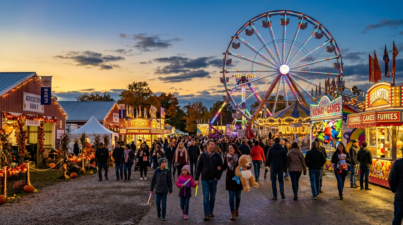 Brampton Fall Fair 2026: Schedule, Midway Rides, and Family Fun