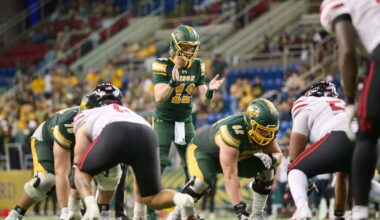 Edmonton Elks add North Dakota State QB Nathan Hayes to negotiation list
