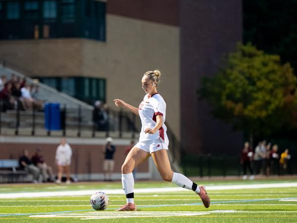 Women's Soccer: Briggs, Guaralillo Surge Cadets Past Interstate Rival Castleton