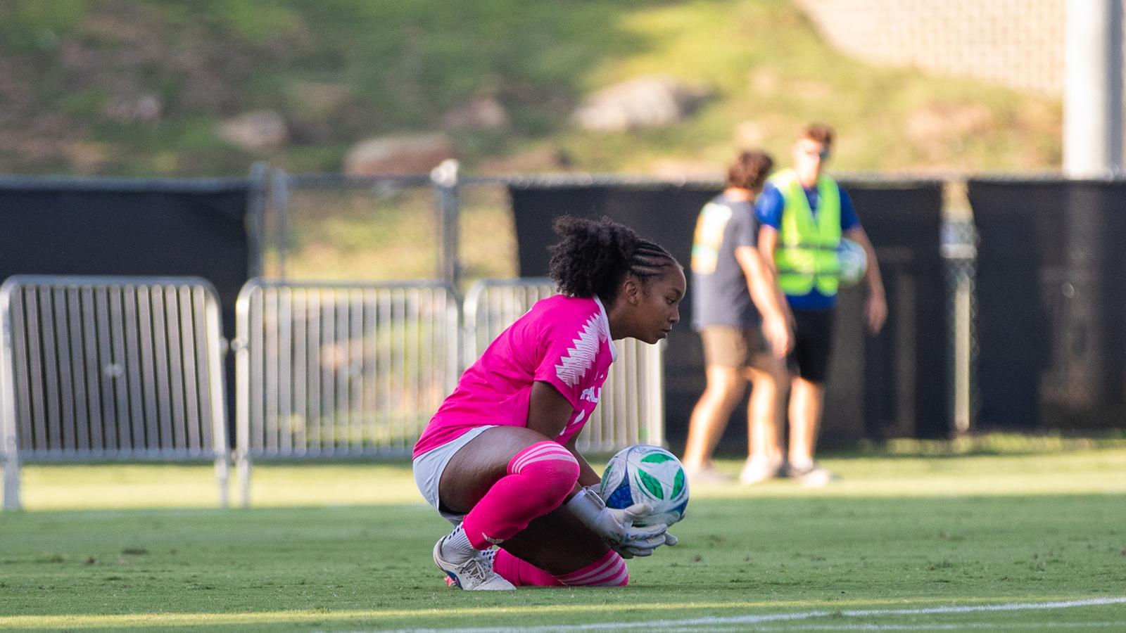London Shines in Goal Despite Loss at Clemson