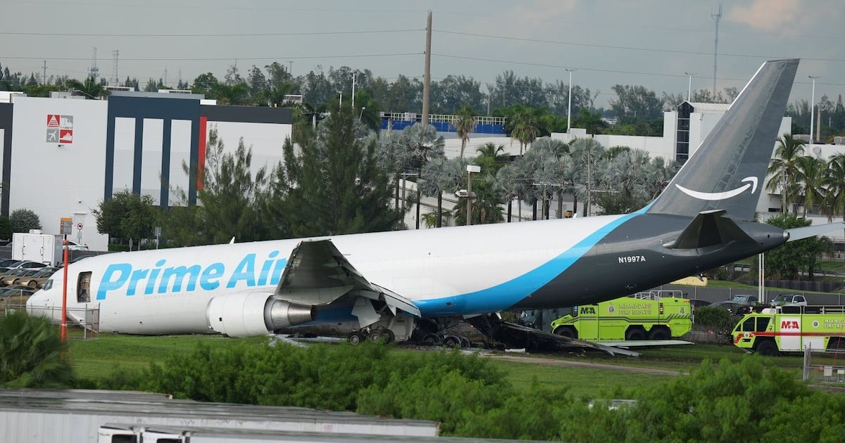 Amazon plane crash: 5 dead after cargo jet incident in Miami
