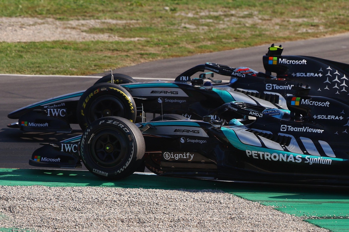 Toto Wolff uneasy as Mercedes drivers fought at Monza: “That could have ended in disaster”