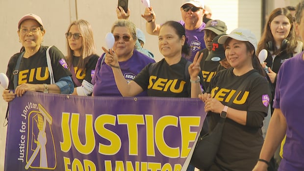 Canada-U.S. trade war takes centre stage at Toronto's annual Labour Day parade