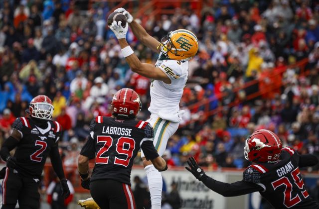 Justin Rankin touchdown spurs Elks to Labour Day win over Stampeders
