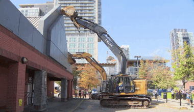 Demolition begins ahead of proposed Surrey Arena and Entertainment District