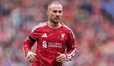 Alexis Mac Allister of Liverpool running.