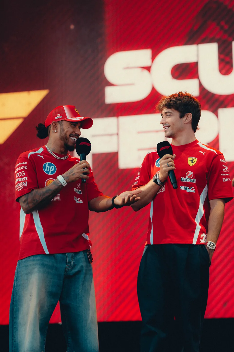 Lewis Hamilton, Charles Leclerc