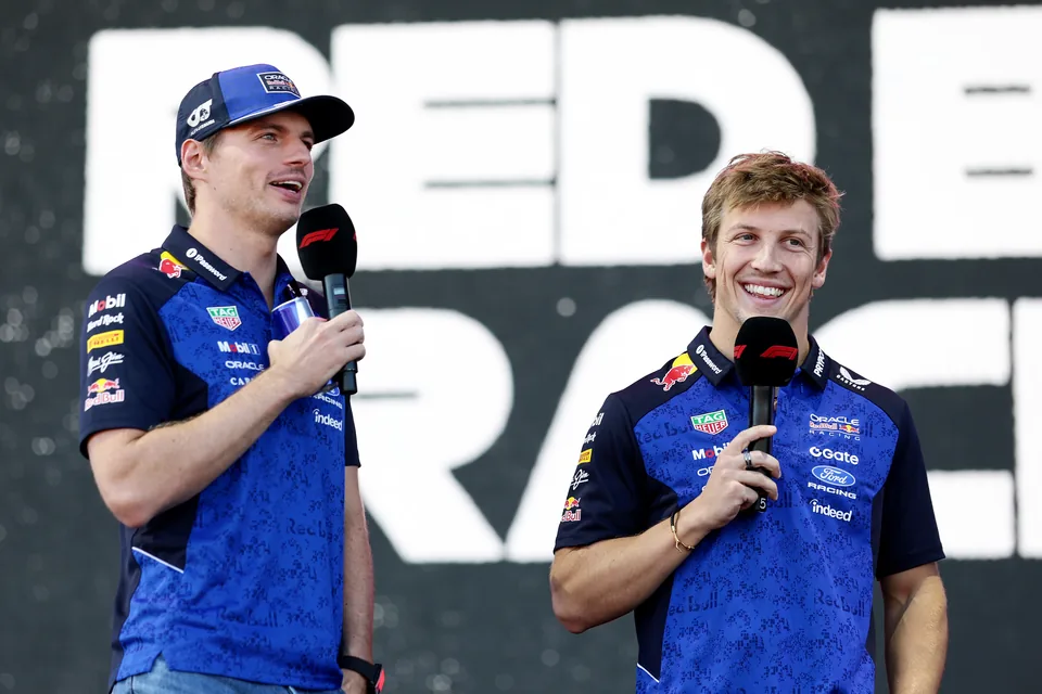 Liam Lawson, Max Verstappen