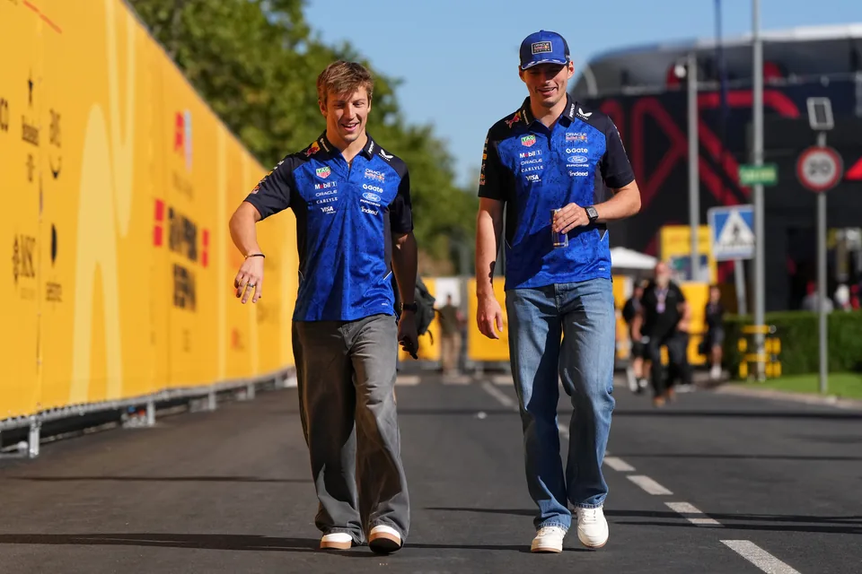 Liam Lawson, Max Verstappen
