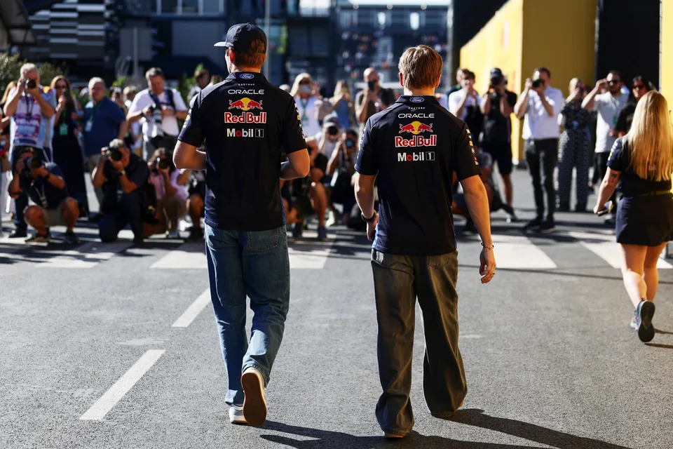 Liam Lawson, Max Verstappen