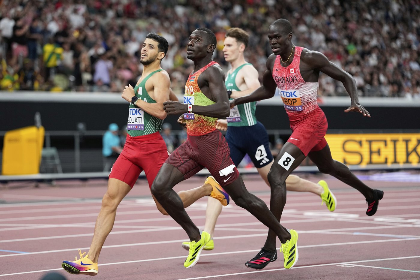 Canada’s Arop places second in men’s 800m at world athletics ultimate championship | Fraser Valley Today