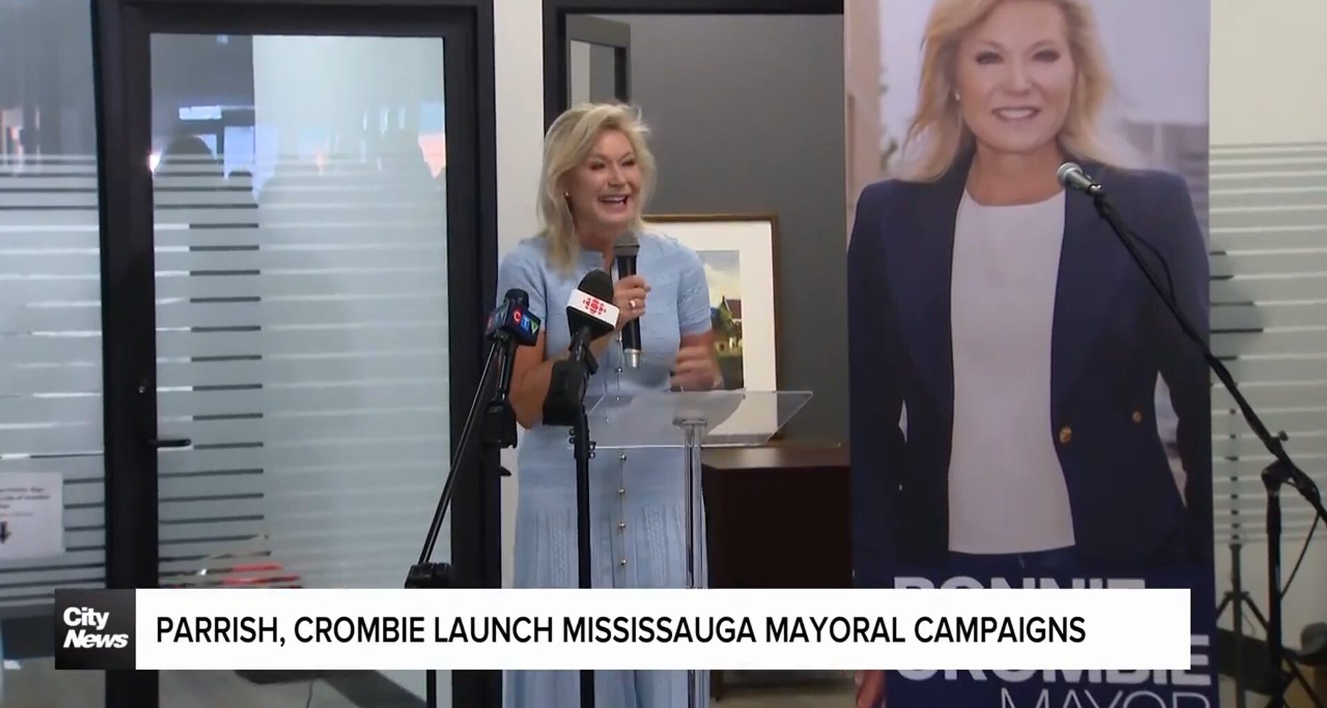 Parrish, Crombie launch Mississauga mayoral campaigns