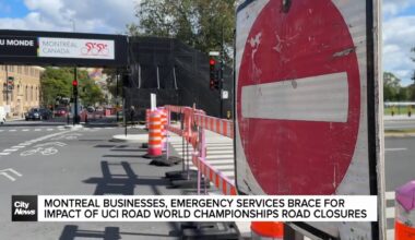 Concerns from Montreal businesses, residents amid bike race roadblocks