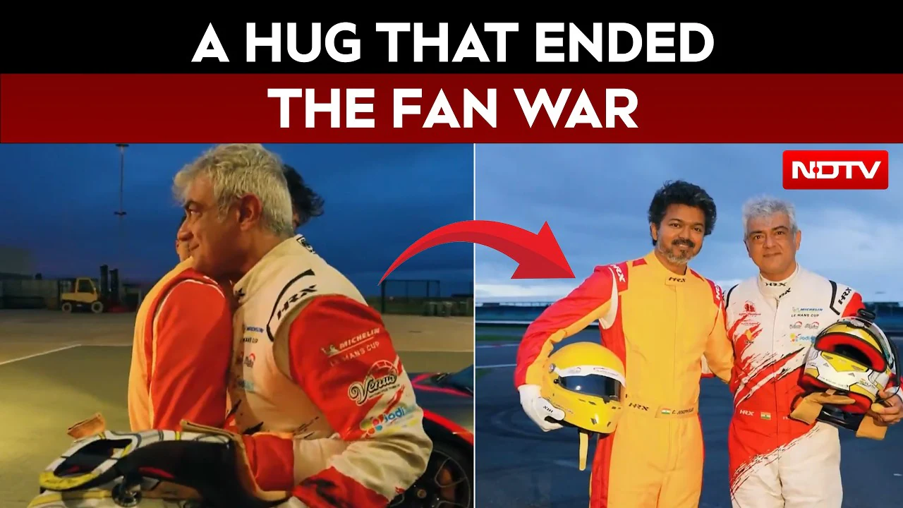 Vijay Meets Ajith In UK: A Hug That Goes Beyond Tamil Cinema