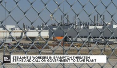 Unifor threatens strike over Stellantis plan to sell Brampton plant