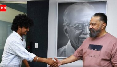 Kamal Haasan: 'You were my cinema school': Kamal Haasan praises 'Modha Rathiri' director Raja Karuppasamy, leaving him emotional | Tamil Movie News