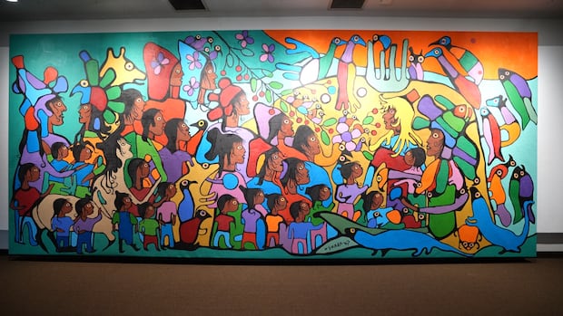 Norval Morrisseau masterwork not seen for 40 years unveiled at Thunder Bay Art Gallery