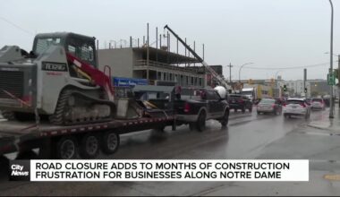 Arlington closure adds to construction frustrations for Winnipeg businesses
