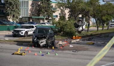 Serious crash shuts down roads in Winnipeg's West Kildonan area