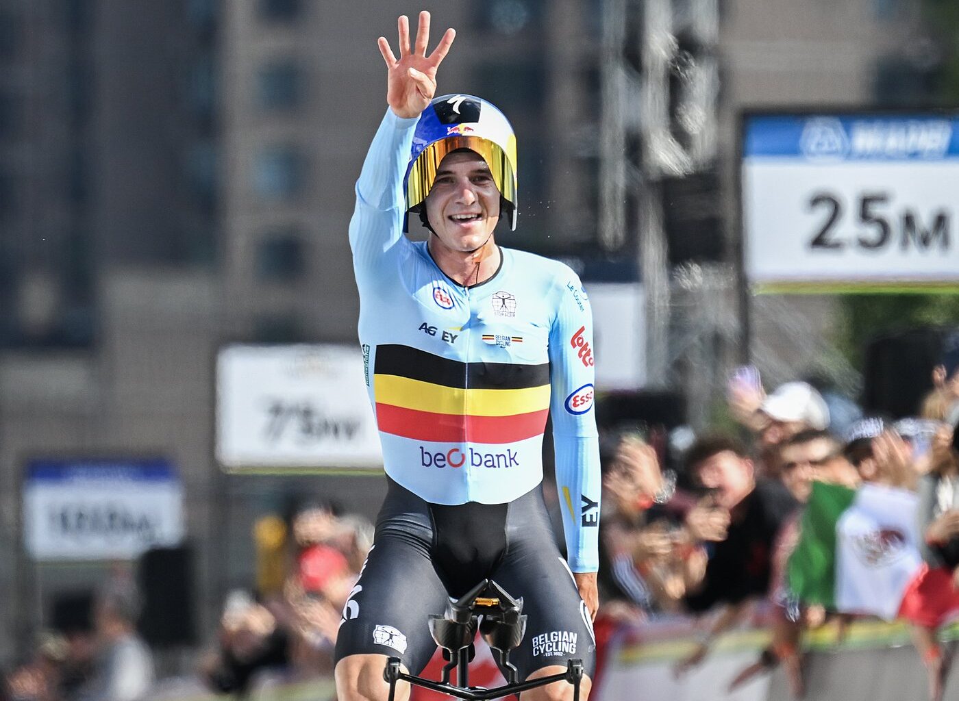 A historic four-peat for Belgian cyclist Remco Evenepoel in Montreal