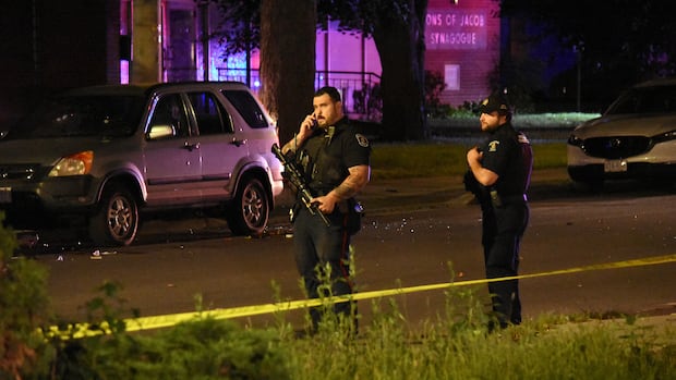'We hit the floor': Belleville, Ont., synagogue leader recounts shooting that left police officer, man injured