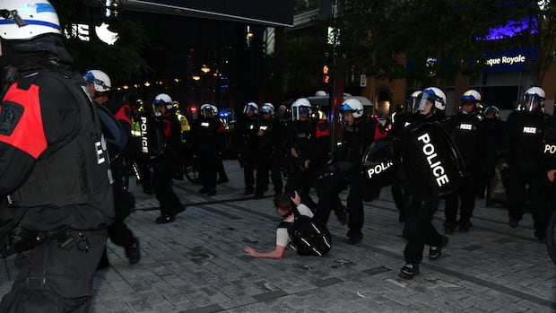 'He targeted me': Journalist says he was beaten by Montreal police at anti-AI protest