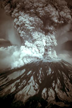 Eruption of Mount St. Helens on May 18, 1980