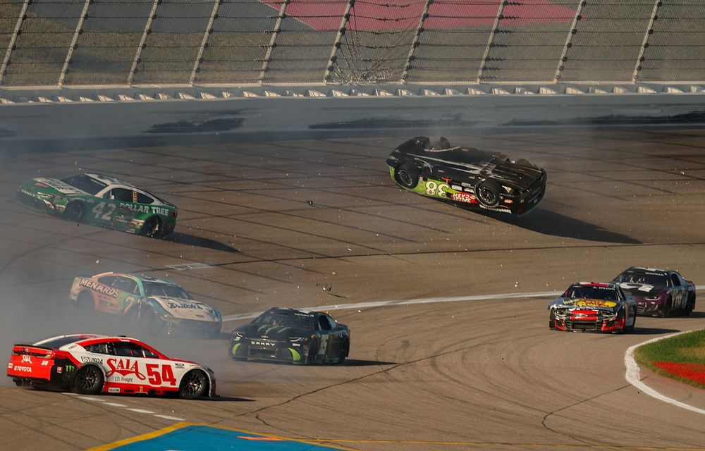 Zane Smith, Front Row Motorsports Ford, Josh Berry, Wood Brothers Racing Ford, Alex Bowman, Hendrick Motorsports Chevrolet, Austin Dillon, Richard Childress Racing Chevrolet, Ty Gibbs, Joe Gibbs Racing Toyota