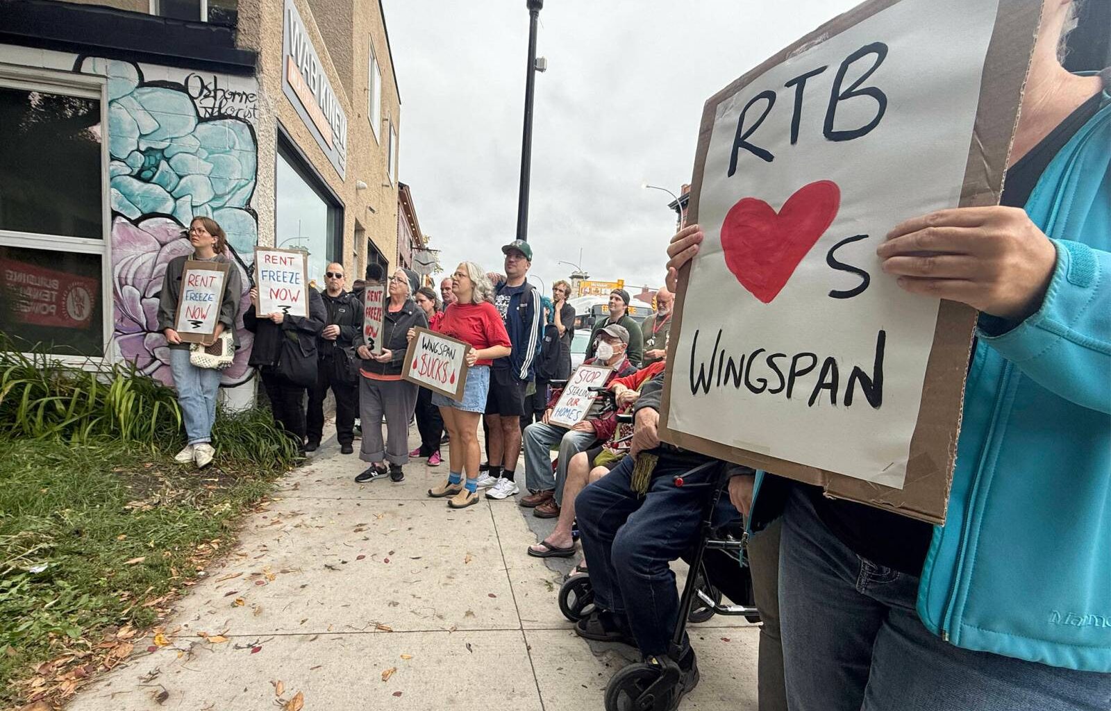 Tenants slam Alta.-based landlord, protest rent increases – Winnipeg Free Press