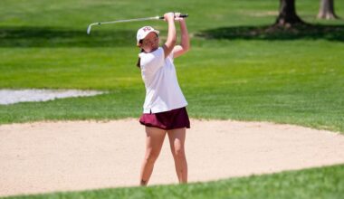 Women's golf takes 11-shot lead at Golden Eagle Autumn Invitational