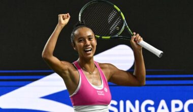Leylah Fernandez wins Singapore Open for 1st title of season