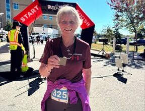 Woman at walk/run