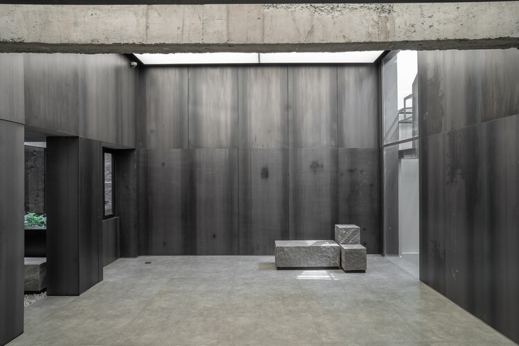 Jordnära Cafe & PHOMI Showroom / Ady Putra Architect Design Firm - Interior Photography, Wood, Concrete