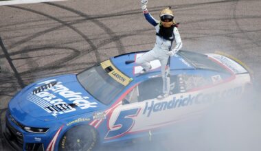 Kyle Larson scores maximum points with record-setting Kansas NASCAR Cup win