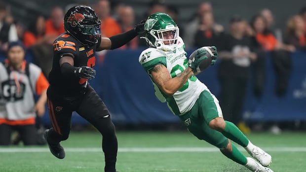Saskatchewan Roughriders miss chance for playoff spot in 31-24 loss to B.C. Lions