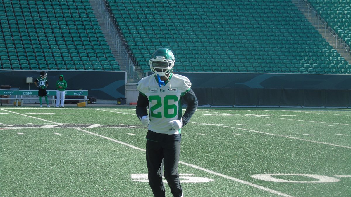 Tevaughn Campbell returns to practice as Riders prepare for Calgary