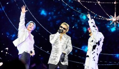 K-pop group BIGBANG performs at Tottenham Hotspur Stadium in London, Saturday. Courtesy of YG Entertainment